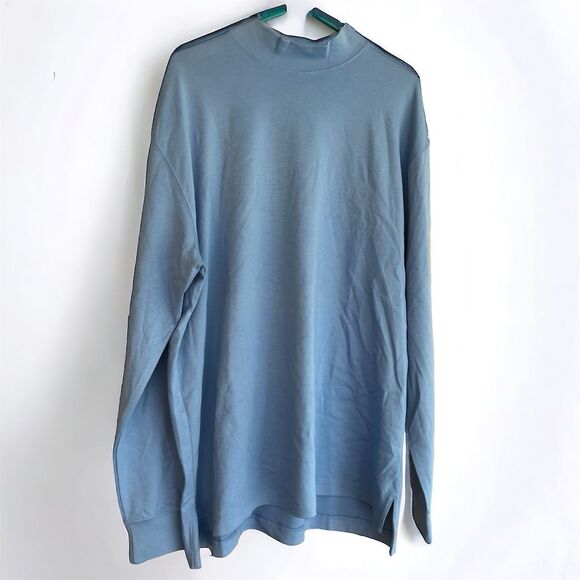 Fairway & Greene Other - Fairway & Greene Men's Blue Pima Cotton Crew Neck Pullover Sweater Size L